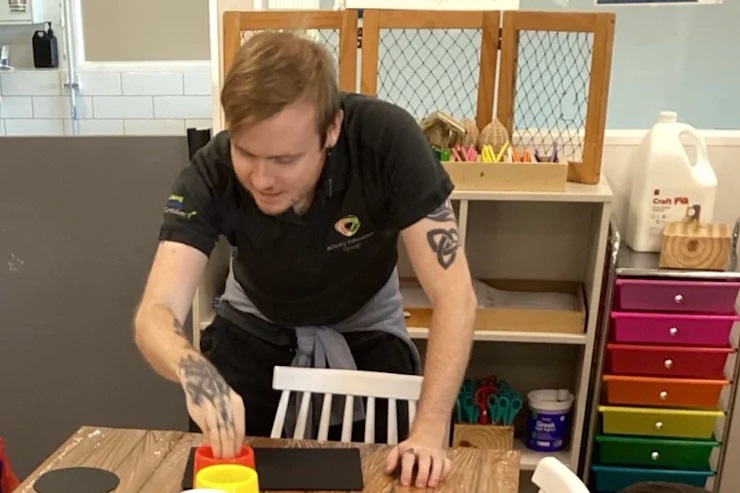 Joshua Dale Brown, 26, has been accused of child sex abuse in Melbourne Childcare Centres